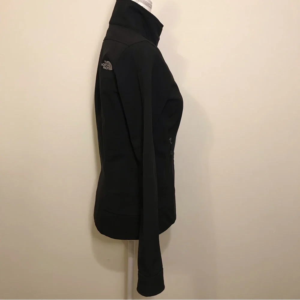The North Face Women Black Soft Shell Lightweight Black Zip Up Jacket Size Small - Picture 8 of 15